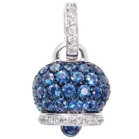 Charm Chantecler Mujer Campanelle in Oro blanco Zaffiro 2.02 Ct 30942 - 30942